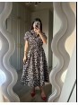 LEOPAR POPLİN  ELBİSE