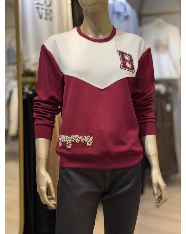 Orijinal Marka Tok Modal Kumaş Lüx Kalite Sweatshirt