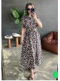 LEOPAR POPLİN  ELBİSE