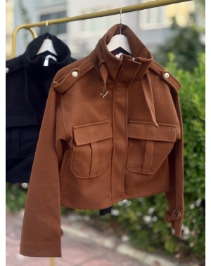 ÖNDEN FERMUARLI KISA TABA KAŞE KABAN 