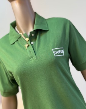 Polo Yaka Spor Elbise Yeşil Polo Yaka Spor Elbise Yeşil