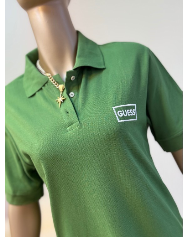 Polo Yaka Spor Elbise Yeşil