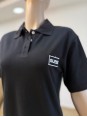 Polo Yaka Spor Elbise Siyah