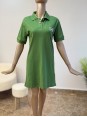 Polo Yaka Spor Elbise Yeşil