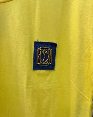 Kot Cep Detaylı Sarı Tshirt