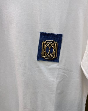 Kot Cep Detaylı Beyaz Tshirt