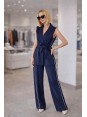 Lüx Kalite Yanı Şeritli Yelek Pantolon Lacivert Takım