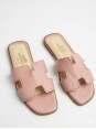 Hermes Terlik Pudra Pembe
