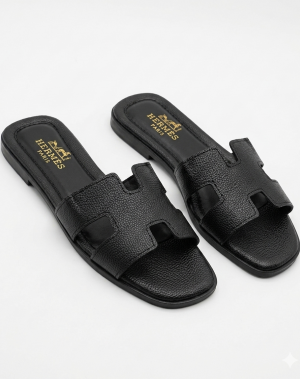 Hermes Terlik Siyah 