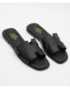 Hermes Terlik Siyah 