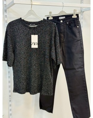 Orijinal Marka Simli Merserize Siyah 